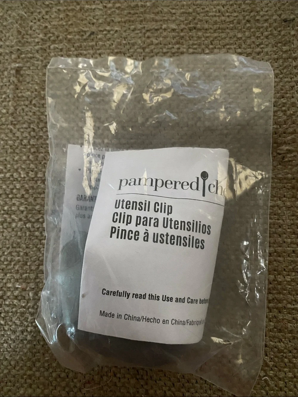 Pampered Chef Utensil Clip NIP